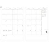 2017 UPstudio Planner Free December Month Layout Download - Square Image