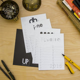 2016 UPstudio Typeface Calendar