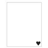 Close up of front of Everyday Cards - I Heart You (Pack) - UPstudio