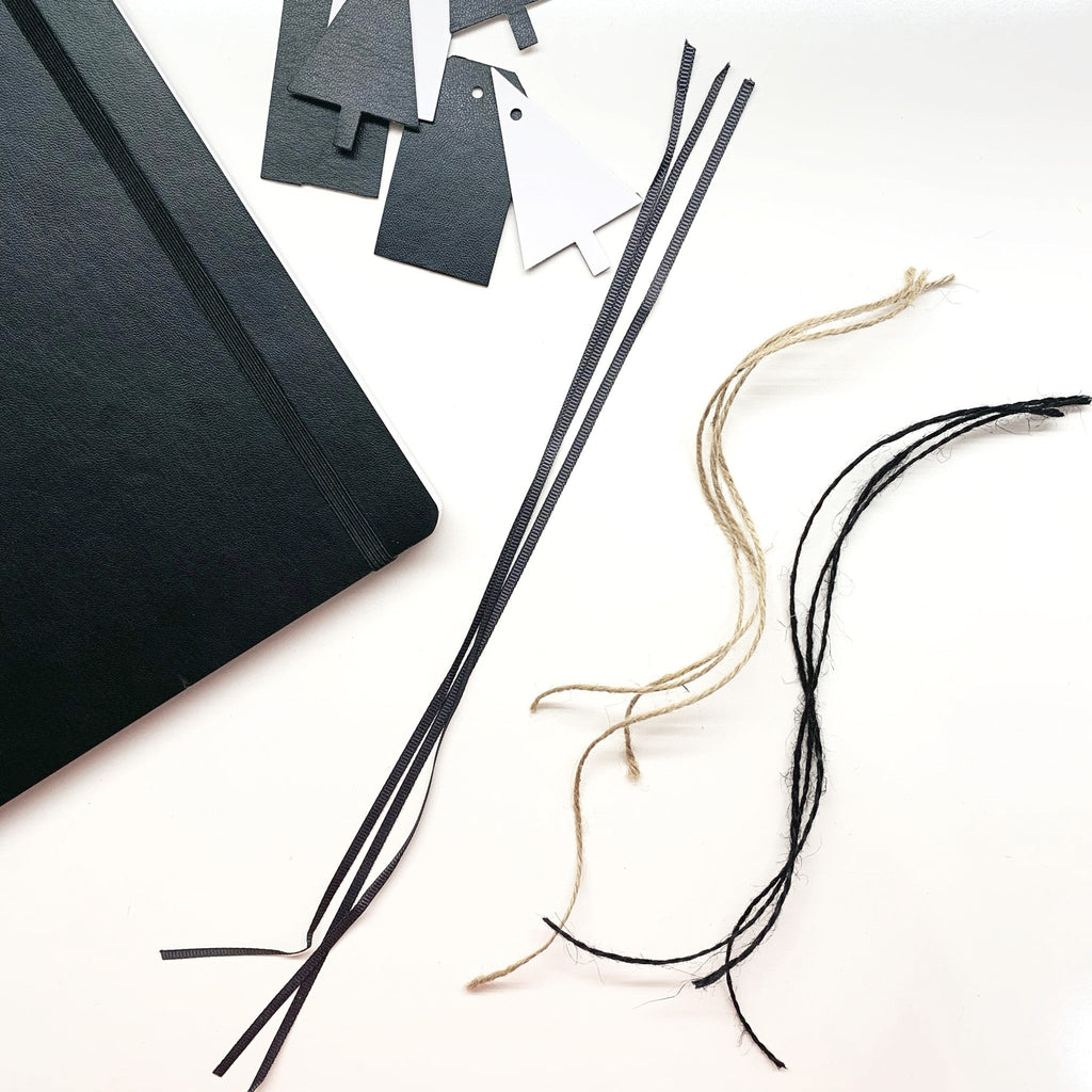 UPstudio Gift Tags - Black Leather